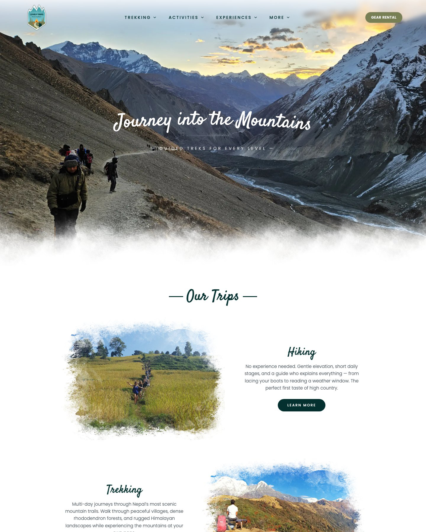 Lovely Trips website